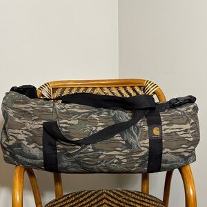 Vintage Carhartt Mossy Oak Camo Duffel Bag A59MOT